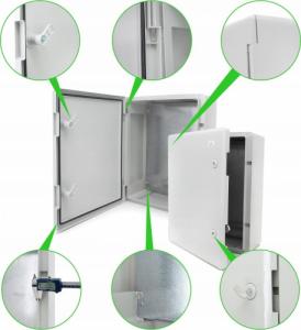 ELS Elektrotechnika ELS ELEKTROTECHNIKA SKRZYNKA SZAFA OBUDOWA ABS PLASTIKOWA ROZDZIELNICA NATYNKOWA 60x40x20 cm 600x400x200 mm 8
