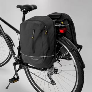 Wozinsky Dwuczęściowa torba rowerowa plecak 2w1 30l czarna (WBB30BK) 8