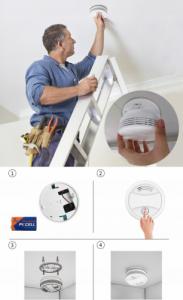 Tuya Detektor dymu WiFi 7