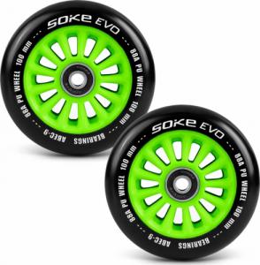 Soke Kółka do hulajnogi 100 mm zielone 2 szt. 5
