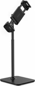 Stojak Acefast Acefast teleskopowy uchwyt do telefonu i tabletu (135-230mm szer.) na biurko 360 czarny (E4 black) 4