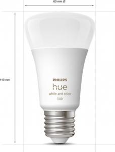 Philips Hue Żarówka White and Colour Ambiance E27 A60 9W 1100lm (929002468801) 2