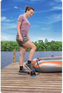 Bestway Pompka Nożna Tłokowa 13cm (62147) 4