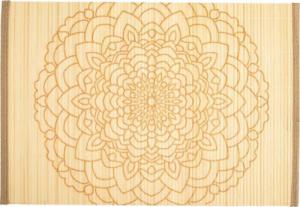 Orion Mata kuchenna zwijana na stół bambusowa podkładka pod talerz talerze sztućce mandala 30x45 cm 3