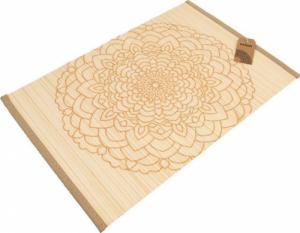 Orion Mata kuchenna zwijana na stół bambusowa podkładka pod talerz talerze sztućce mandala 30x45 cm 6