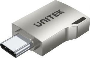 Adapter USB Unitek A1025GNI USB-A - USB-C Srebrny  (A1025GNI) 2