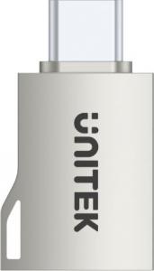 Adapter USB Unitek A1025GNI USB-A - USB-C Srebrny  (A1025GNI) 3