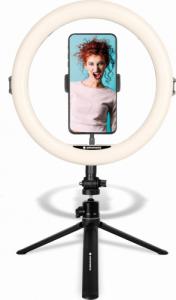 Lampa pierścieniowa AgfaPhoto AGFA ARL11 120 LED Ring VLOG + Statyw + Pilot 2