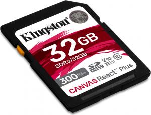 Karta Kingston Canvas React Plus SDHC 32 GB Class 10 UHS-II/U3 V90 (SDR2/32GB) 2
