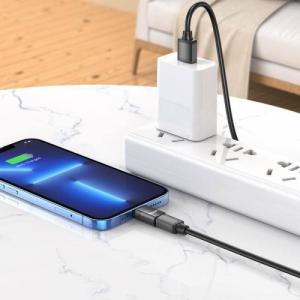 Adapter USB Hoco UA17 USB-C - Lightning Czarny  (6931474761996 [17408003]) 4