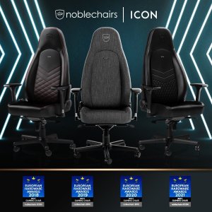 Fotel Noblechairs ICON z prawdziwej skóry - czarny (GAGC-090) 9