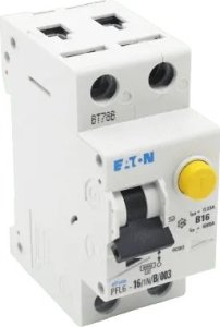 Eaton Wyłącznik różnicowo-nadprądowy 1P+N 16A 0,03A typ AC PFL6-16/1N/B/003 286431 4