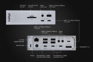 Stacja/replikator CalDigit TS4 Thunderbolt 4 (CD-TS4-EU) 4