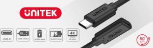 Kabel USB Unitek USB-C - USB-C 1 m Czarny (C14086BK-1M) 6