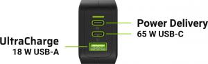 Ładowarka Green Cell PowerGaN 1x USB-A 2x USB-C 3.25 A (1_823535) 8