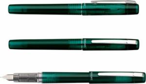 Platinum Pióro wieczne Prefounte Dark Emerald, F, w plastikowym opakowaniu, na blistrze, zielone 4