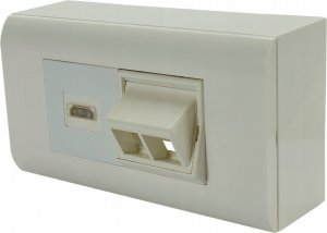 Javel Obudowa n/t M45 2x2M biały JL-02-O2M-1 4