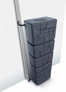 Prosperplast Zbiornik na deszczówkę Tower Stone antracyt 350L 2