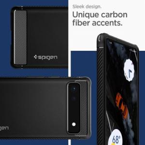 Spigen Etui Spigen Rugged Armor do Google Pixel 6A czarny 6