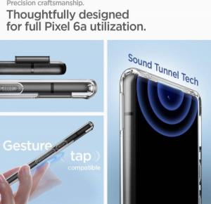 Spigen Etui Spigen Ultra Hybrid do Google Pixel 6A bezbarwne 12