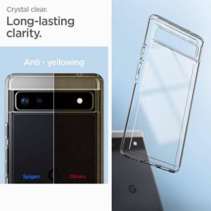 Spigen Etui Spigen Ultra Hybrid do Google Pixel 6A bezbarwne 10