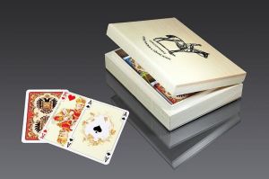 Piatnik Karty lux w pudełku z logo - 77746 2