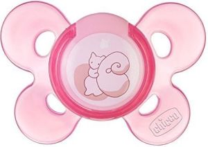Chicco Smoczek silikonowy Physio Comfort 0-6m różowy (7491111) 2