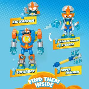 Figurka Magic Box super zings things superbot kazoom power robot 6