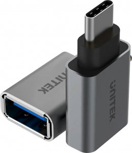 Adapter USB Unitek USB-A - USB-C Srebrny  (Y-A025CGY) 9