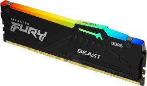 Pamięć Kingston Fury Beast RGB, DDR5, 32 GB, 5600MHz, CL40 (KF556C40BBA-32) 2