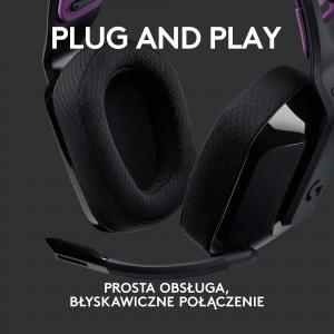 Słuchawki Logitech G535 LIGHTSPEED Czarne (981-000972) 4