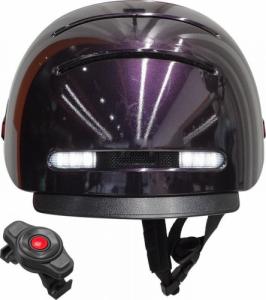 Livall Neo Smart Kask Miejski Bluetooth LED/SOS, Fioletowy, r. L (BH51M) 2