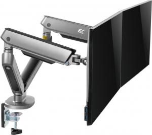 NanoRS Uchwyt biurkowy na 2 monitory 17" - 32" (RS166) 3