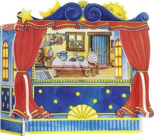 Goki Teatrzyk drewniany i tła (51786) 2