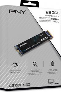 Dysk SSD PNY CS1030 250GB M.2 2280 PCI-E x4 Gen3 NVMe (M280CS1030-250-RB) 2