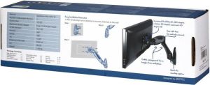 Arctic Uchwyt ścienny na monitor do 32" W1-3D (AEMNT00032A) 8