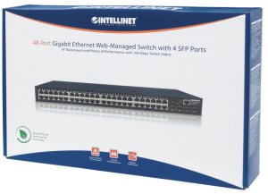 Switch Intellinet Network Solutions 48-portowy zarządzalny Gigabit RJ45 4x SFP (561334) 5