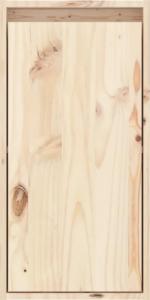 vidaXL Szafki ścienne, 2 szt., 30x30x60 cm, lite drewno sosnowe 4