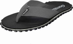Japonki męskie Gumbies unisex Duckbill Flip Flops - czarno-szare 36 3