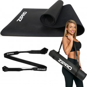 Zipro Mata Natural Rubber* 183x61x0,6 cm z paskiem do jogi 10