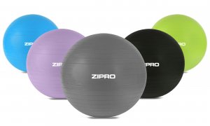 Zipro Piłka gimnastyczna Anti-Burst 75 cm szara 3