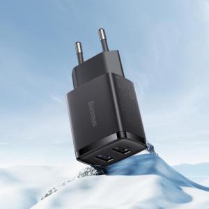 Ładowarka Baseus Compact 2x USB-A 2.1 A (CCXJ010201) 9