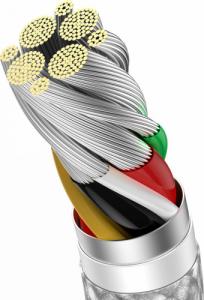 Kabel USB Baseus USB-A - USB-C 2 m Biały (CALD000702) 12