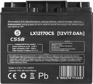 CSSB Akumulator żelowy 12V 17Ah 2