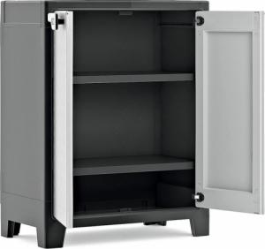 Szafa ogrodowa Keter Szafka do przechowywania Titan, czarno-szara, 100 cm 4
