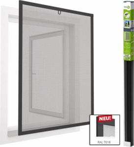 EASY LIFE MOSKITIERA OKNO ALU 100X120 ANTRACYT 11