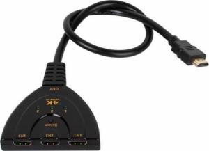 Retoo SWITCH PRZEŁĄCZNIK HDMI 3w1 FULL HD 4K ROZDZIELACZ 8