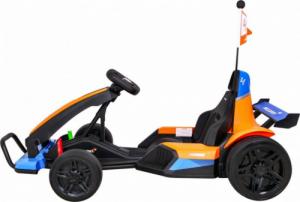 DWM POJAZD GOKART MCLAREN DRIFT POMARAŃCZOWY 4