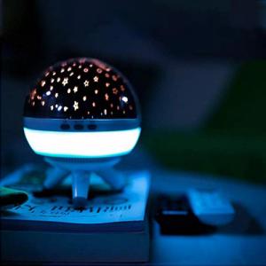 Retoo PROJEKTOR GWIAZD LAMPKA OBROTOWA NOCNA LED PREZENT 3