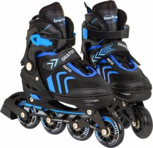 Rolki SporTrike ZSP.HP88-5.L.NIE z wymienną płozą regulowane czarne r. 39-43 5